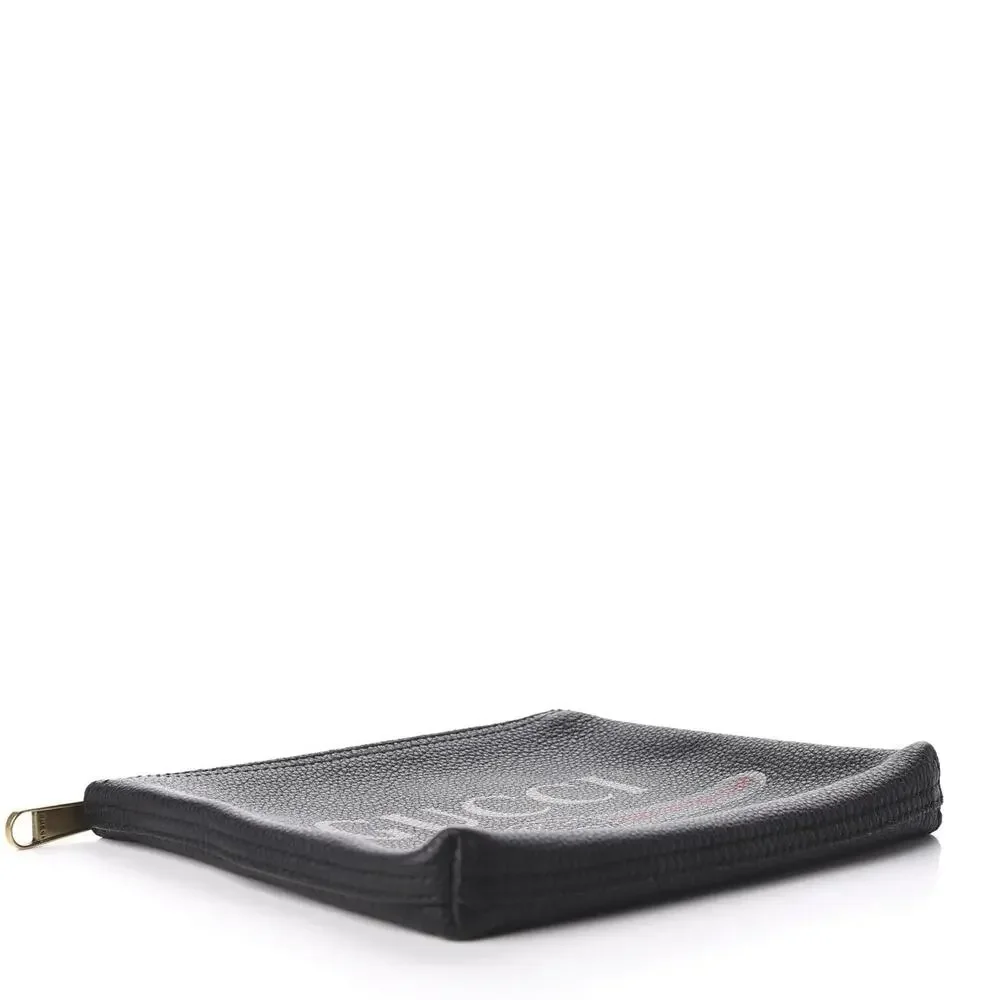Gucci black pebbled
